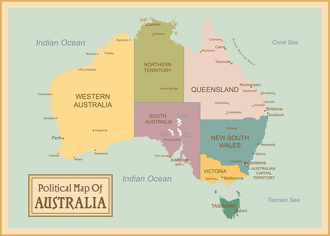 Map Of Australia