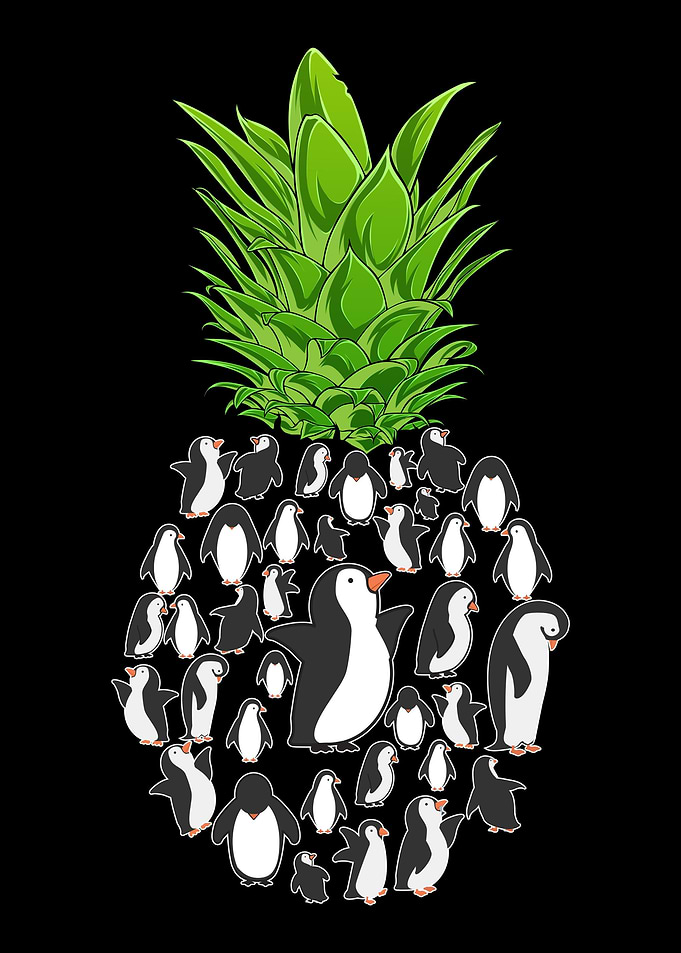Hawaii Pineapple Penguins