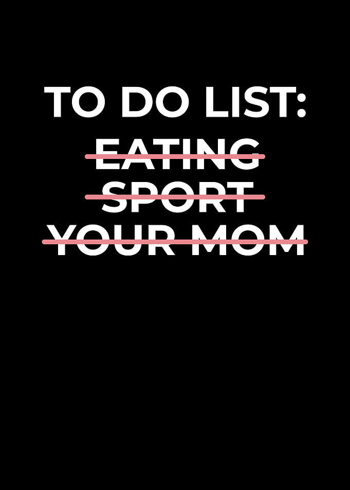 To Do List Sarcastic Joke