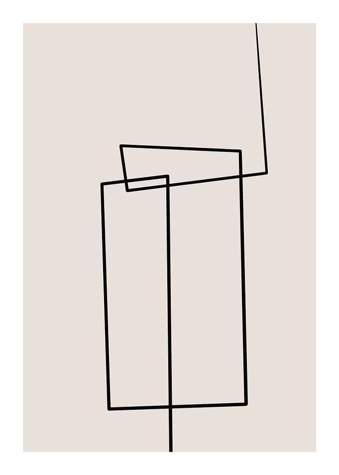 Abstract Rectangle Line