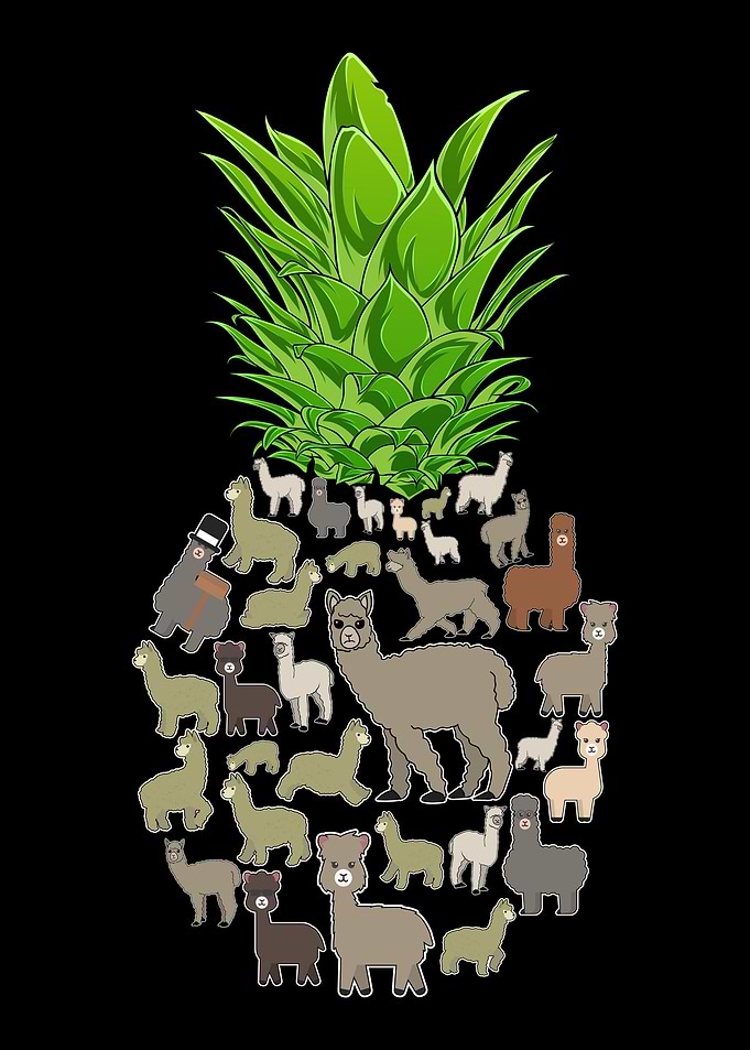 Pineapple Llamas Alpacas