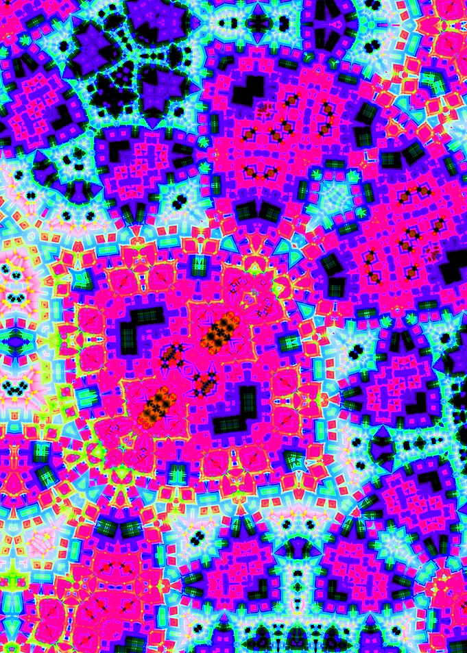 Vibrant Trippy Fractal