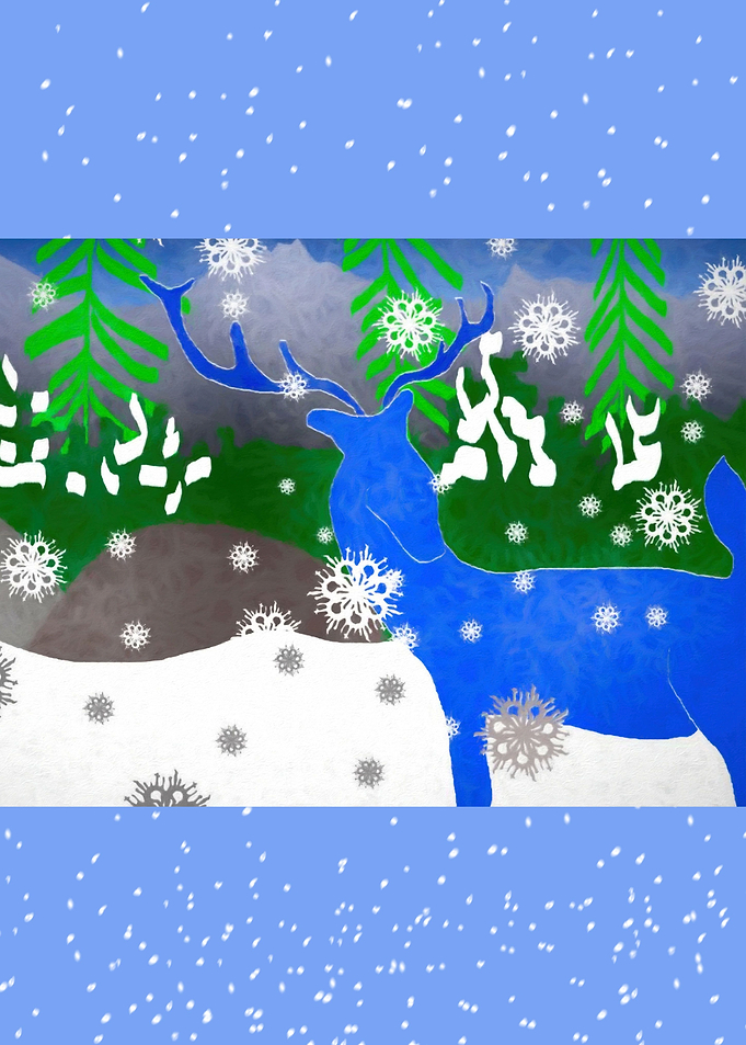 Deer In The Snow