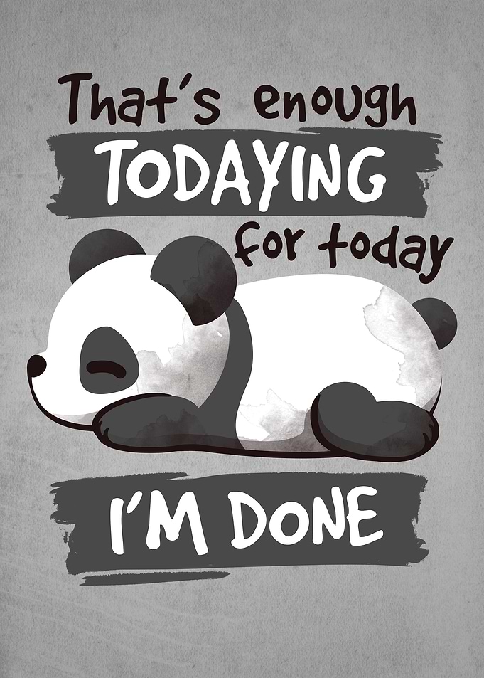 Panda enough todaying