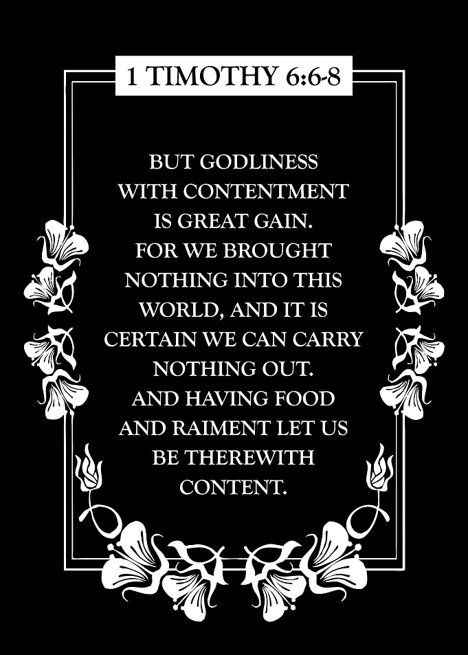 1 Timothy 6 6 8