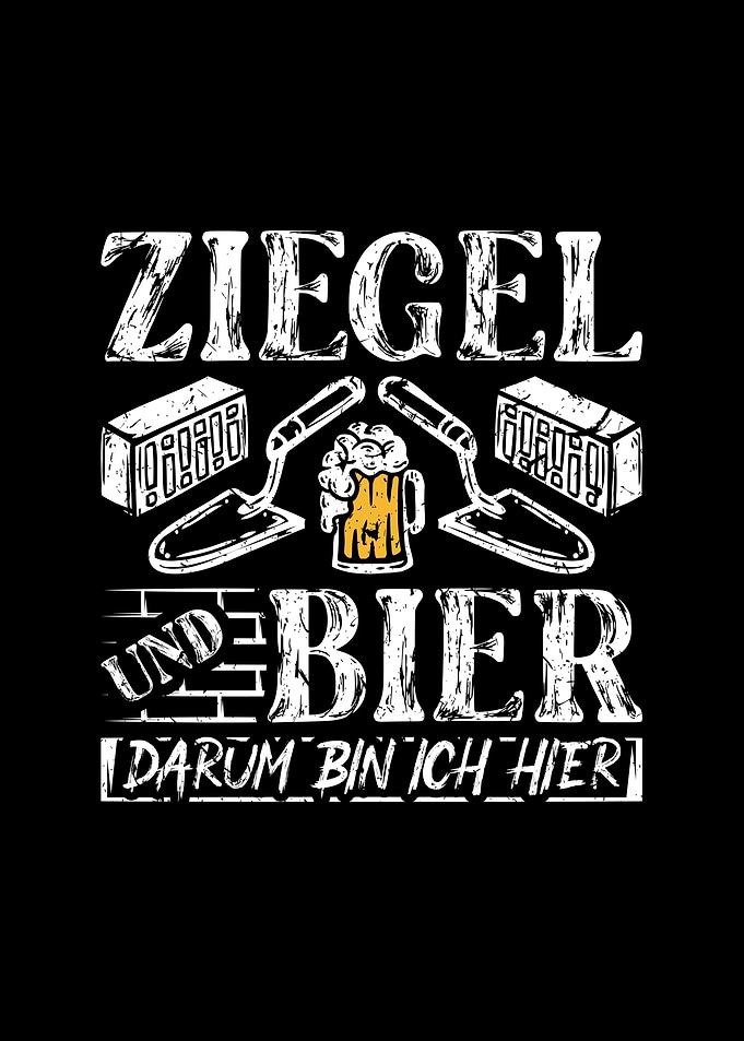 Ziegel und Bier Maurer