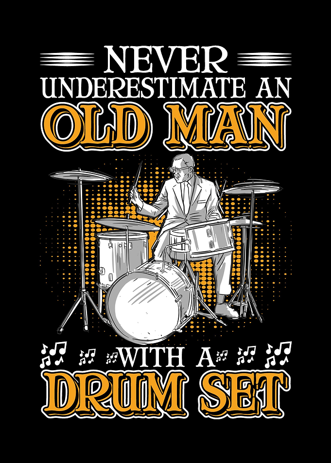Drums Old Man Drummer