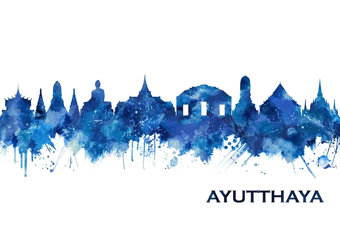Ayutthaya Thailand Skyline