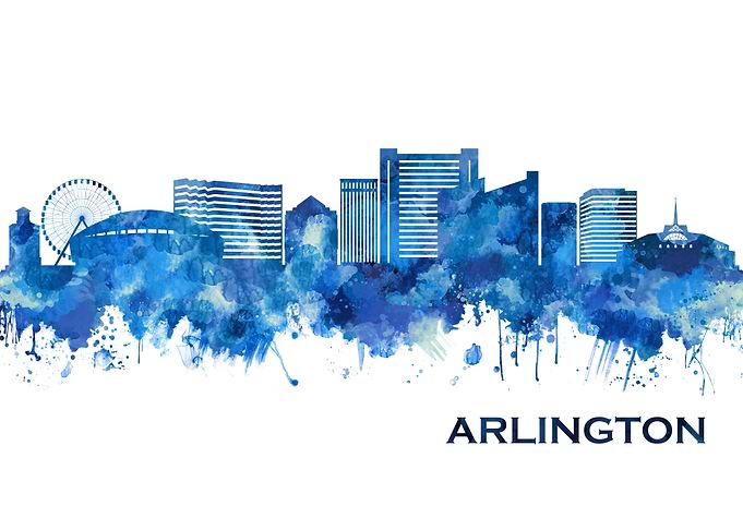 Arlington Texas Skyline