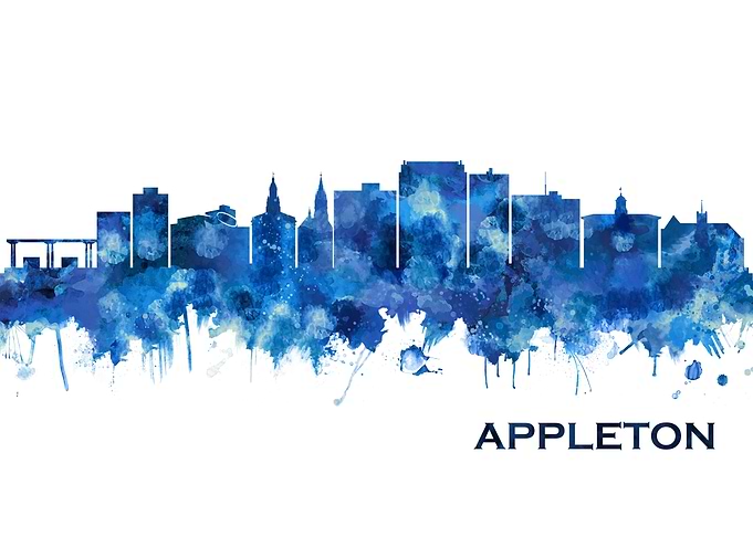 Appleton Wisconsin Skyline