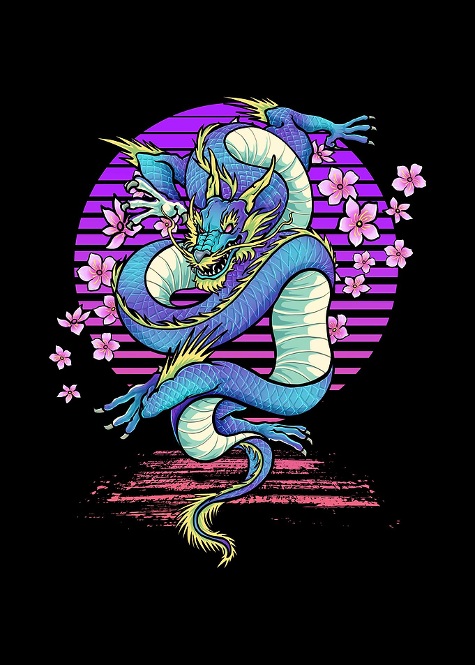Dragon Japanese Sakura