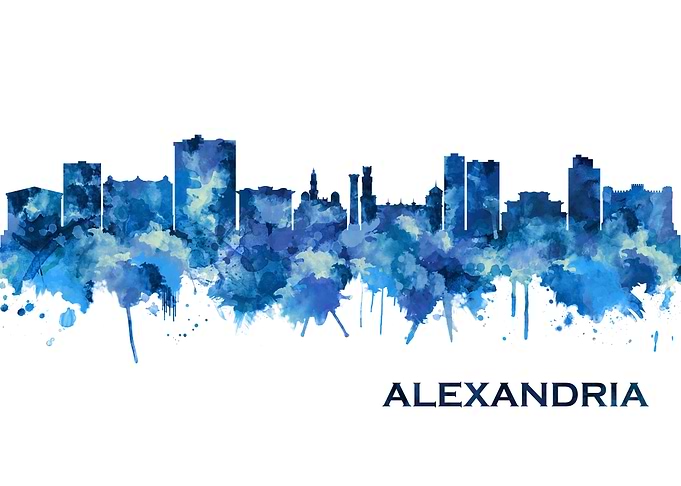 Alexandria Egypt Skyline
