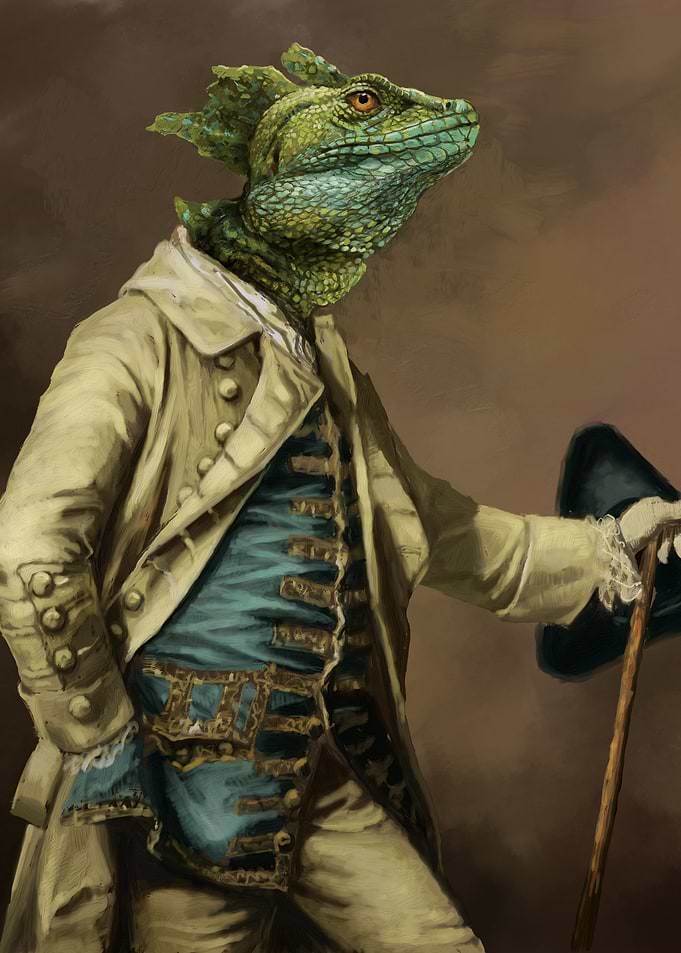 Anthro Lizard Paint 7 of 8