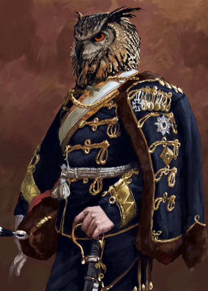 Anthro Owl Paint 4 of 8