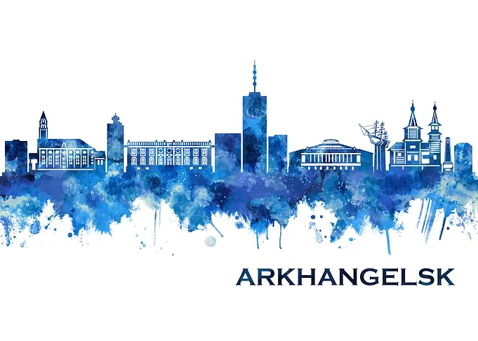 Arkhangelsk Russia Skyline