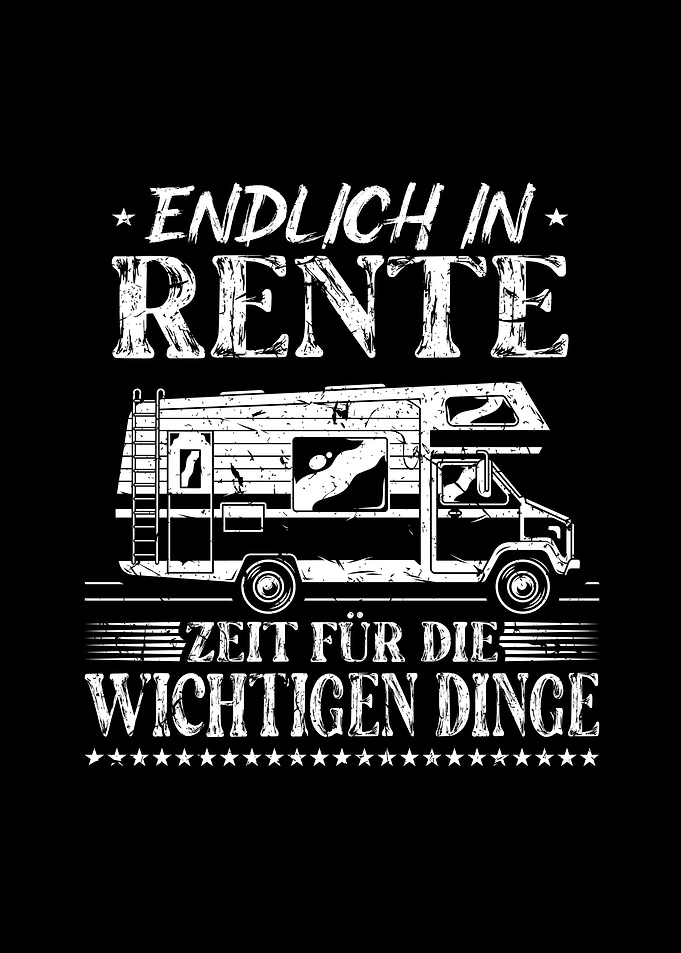 Geschenk Rente Camping