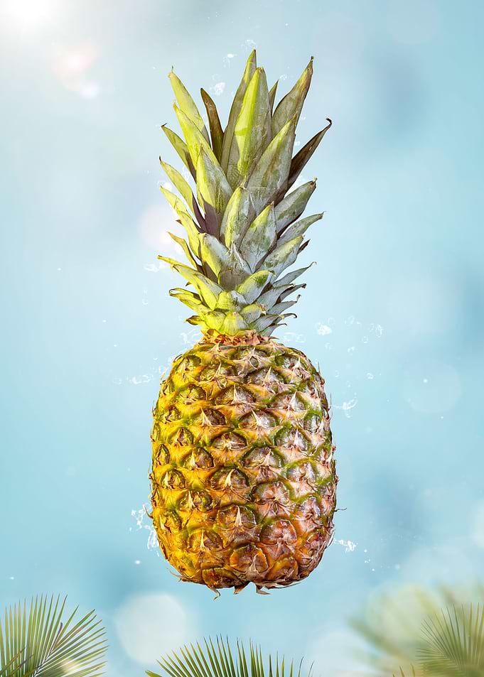 A colorful pineapple