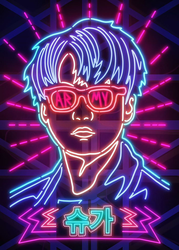 Minslug Neon Art