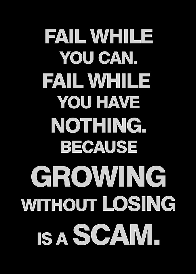 FAIL WHILE YOU CAN