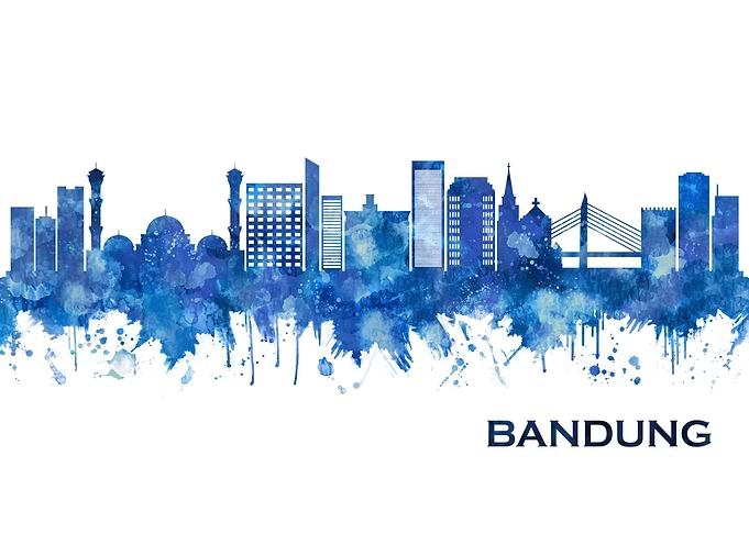 Bandung Indonesia Skyline