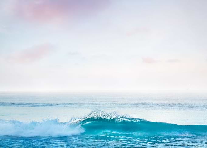 Beautiful Wave In Pastel