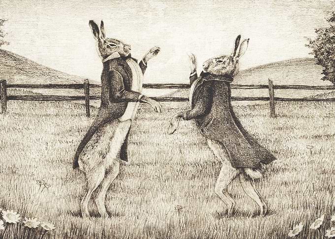 Gentlemen Fighting