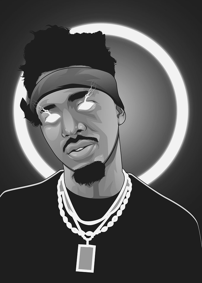 Metro Boomin Grayscale