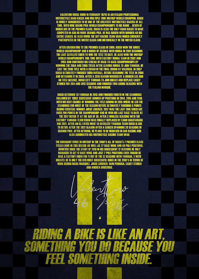 VALENTINO ROSSI QUOTE