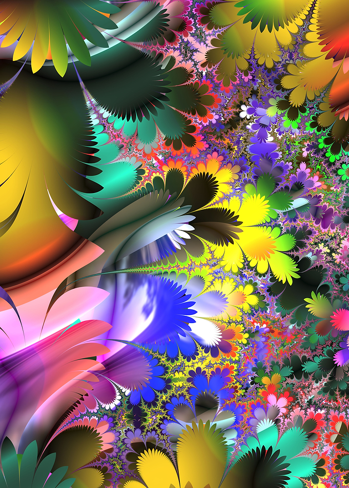 Vibrant Colorful Fractal
