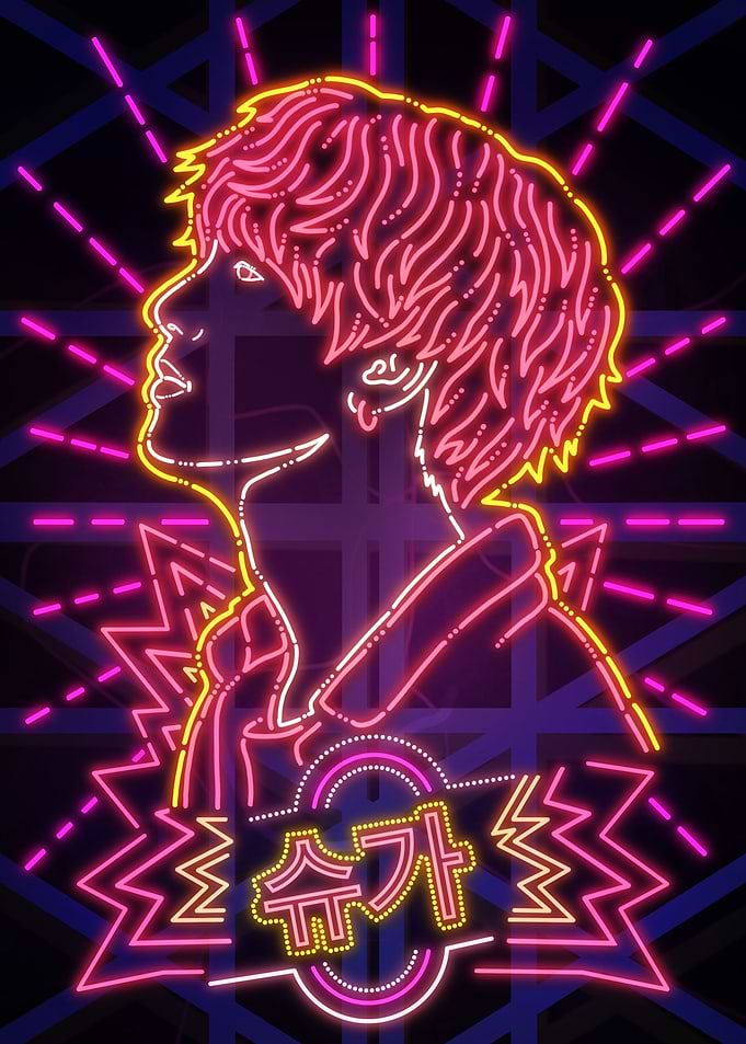 The Minslug Neon Art