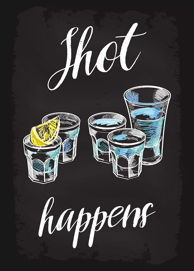 Shot Happens Alcohol Vodka