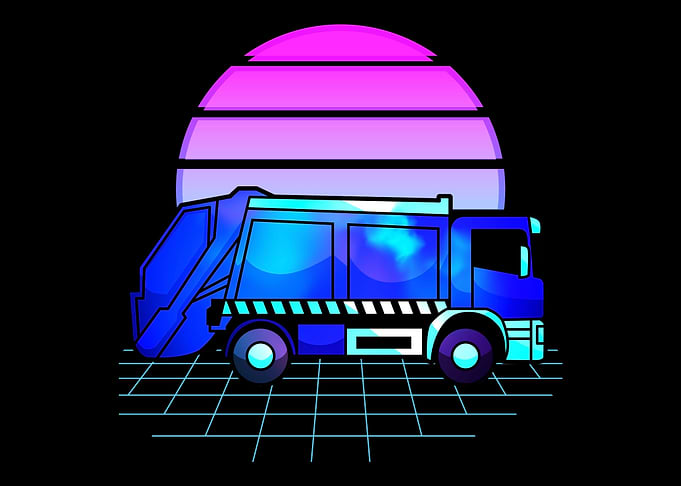 Garbage Truck 80s