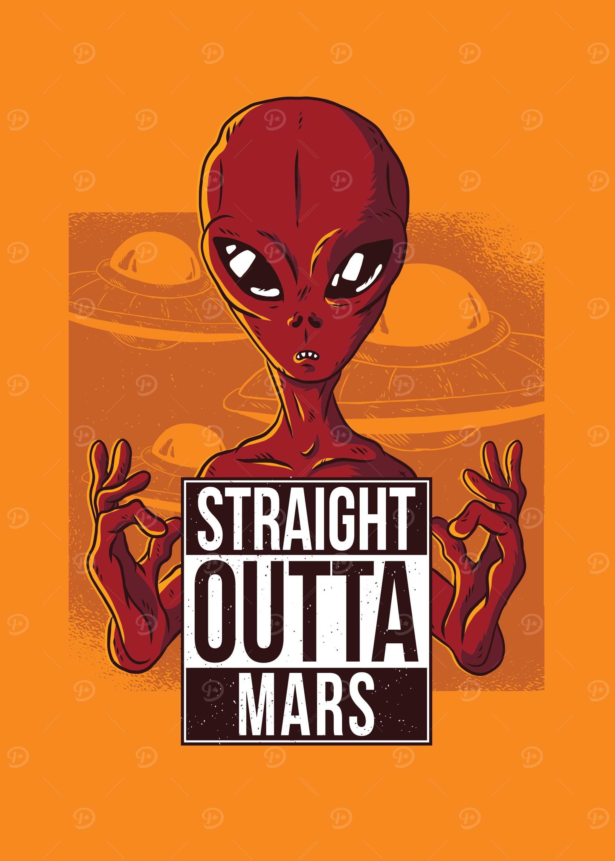 Alien Straight outta mars