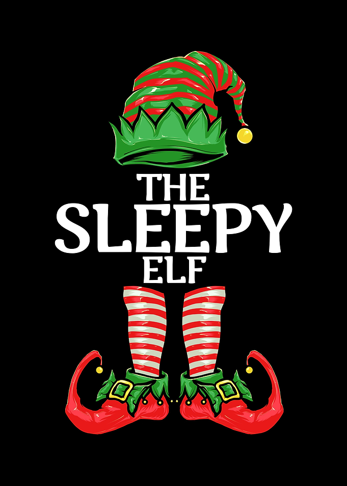 Christmas Elf Sleepy Elf