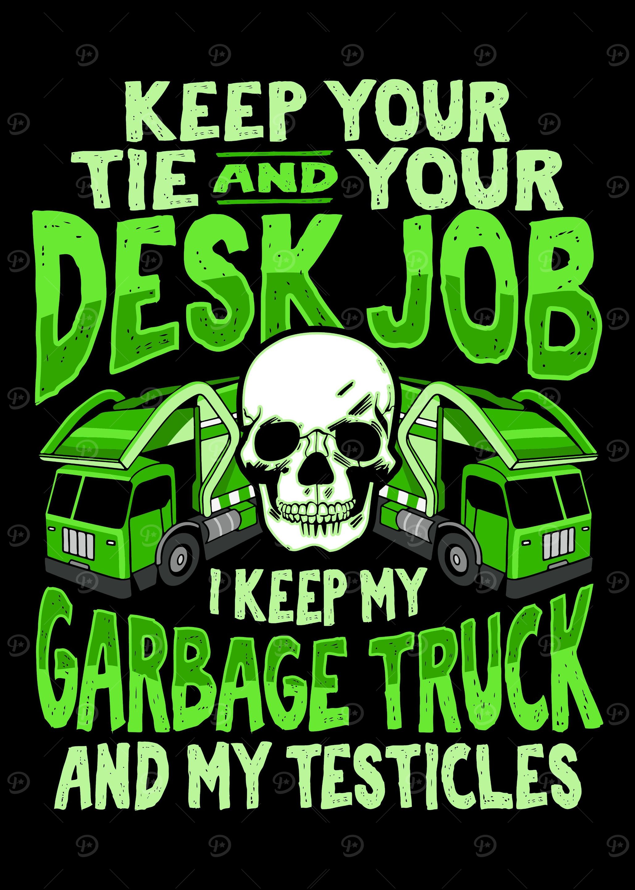 Garbage Truck Skull