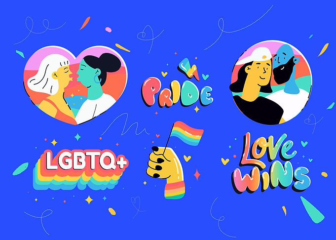 LGBT Pride flat collection