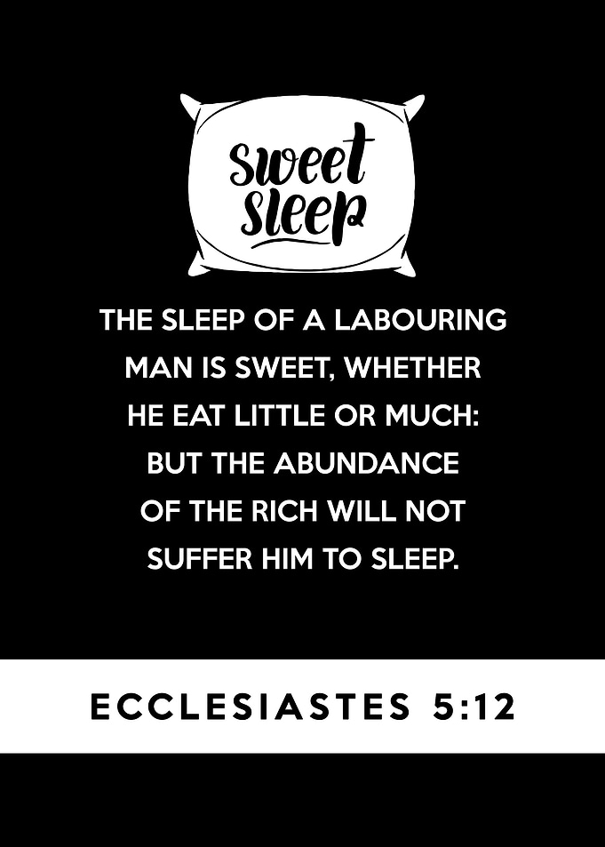 Ecclesiastes 5 12