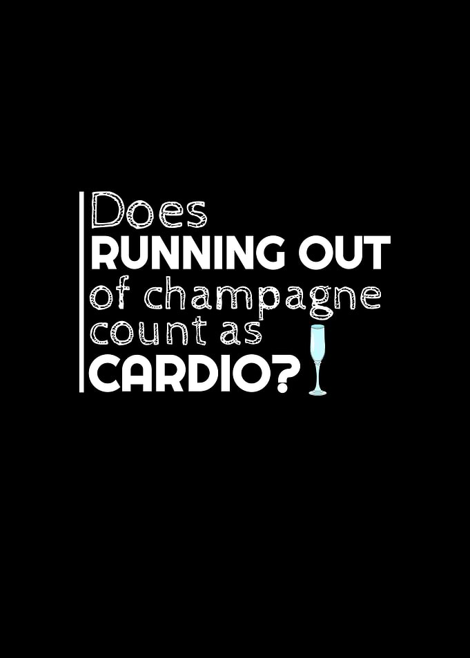 Run Out Champagne Cardio