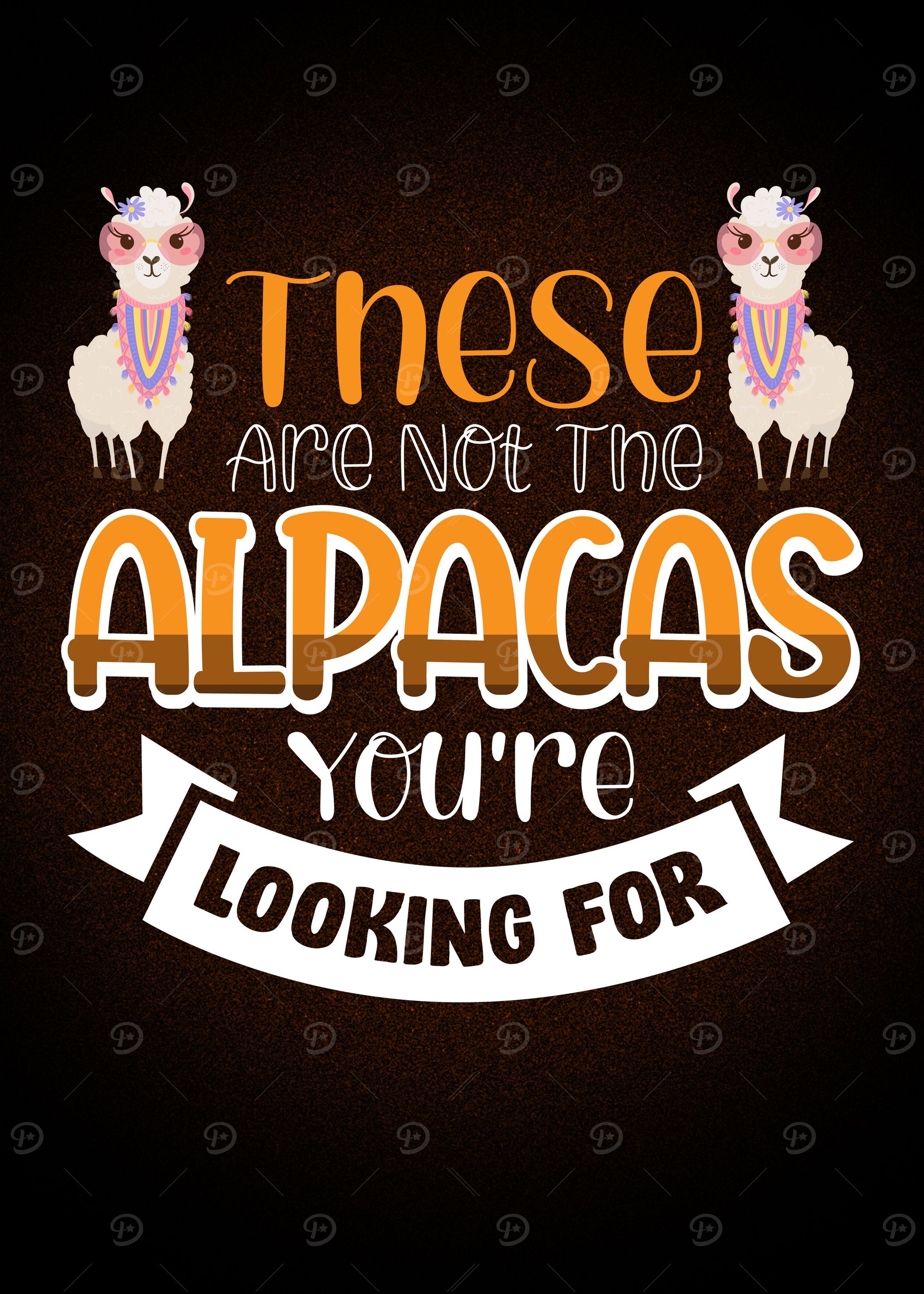 These Are Not The Alpacas