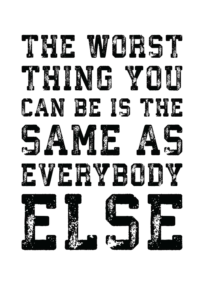 The Worst Thing You Can Be