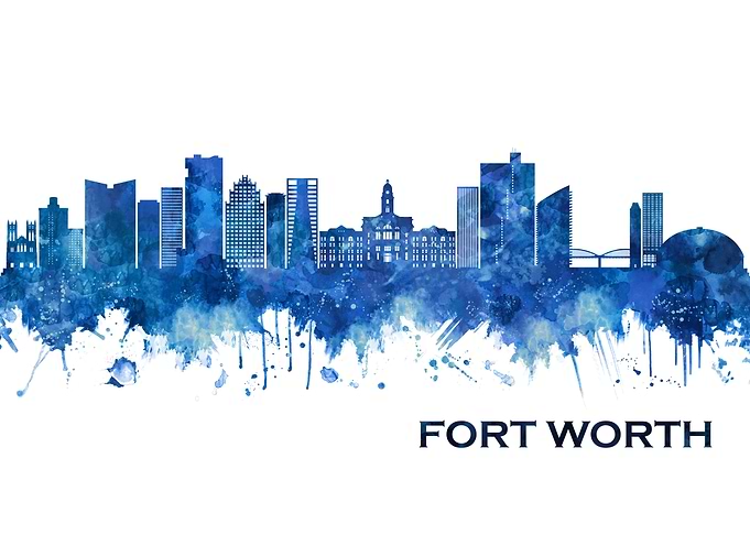 Fort Worth Texas Skyline