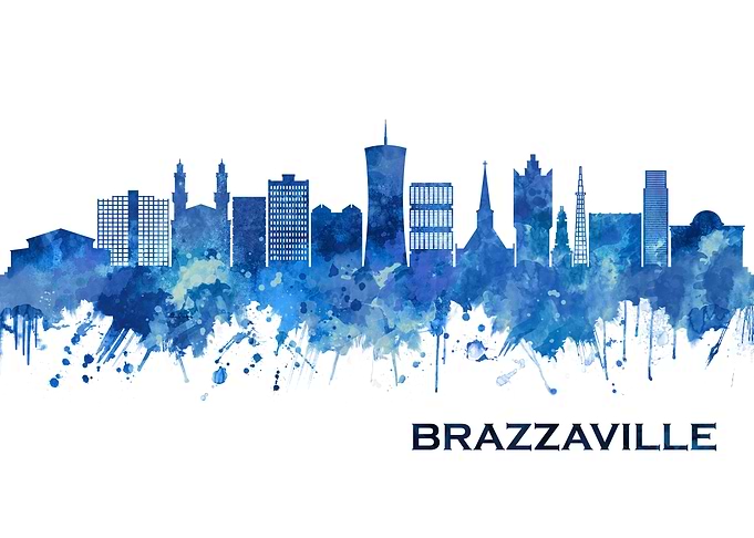 Brazzaville Congo skyline