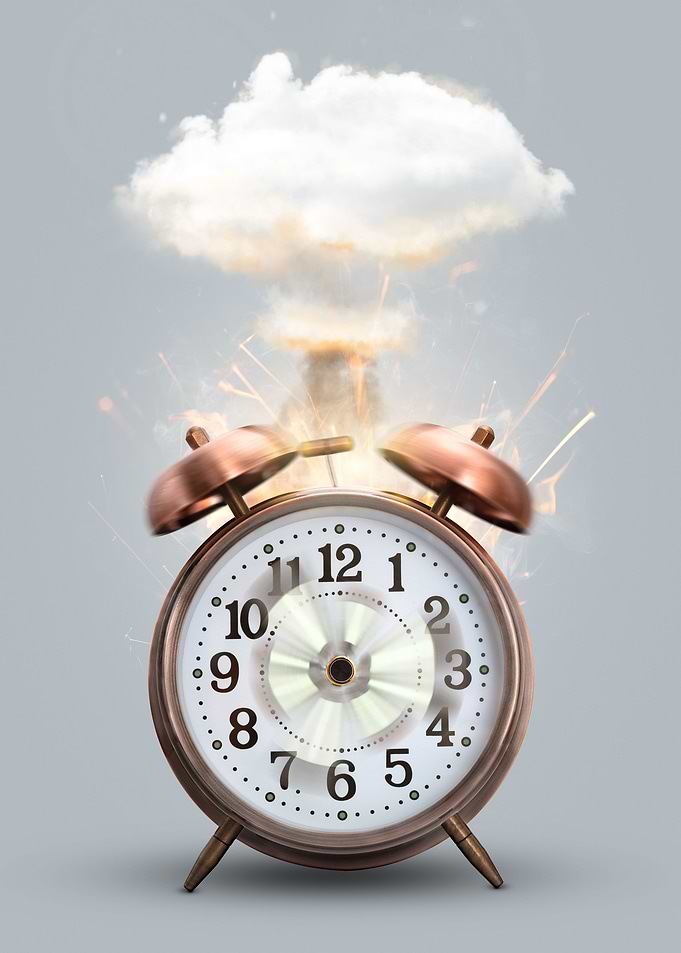 Exploding Alarm Clock
