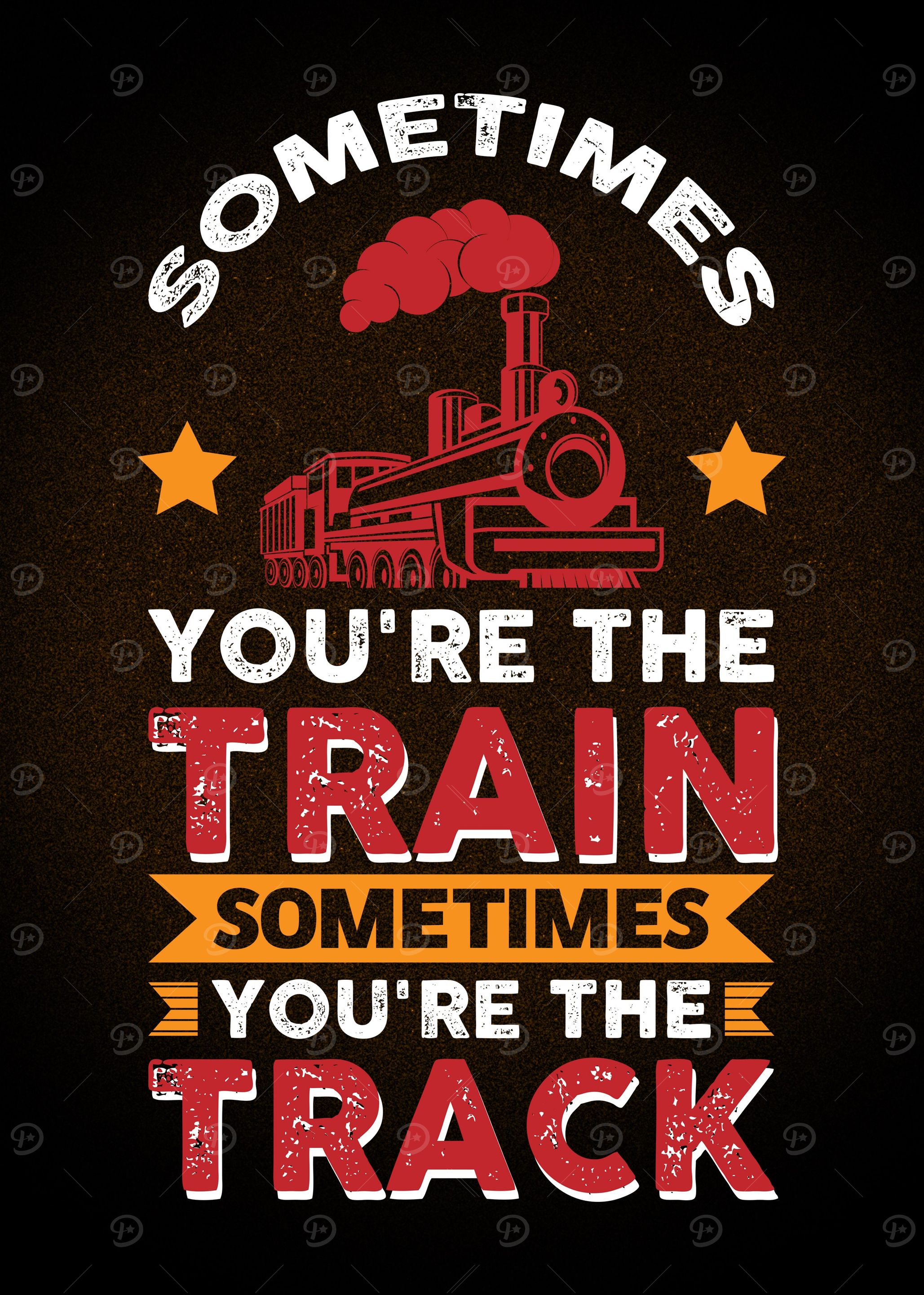 sometimes youre the track