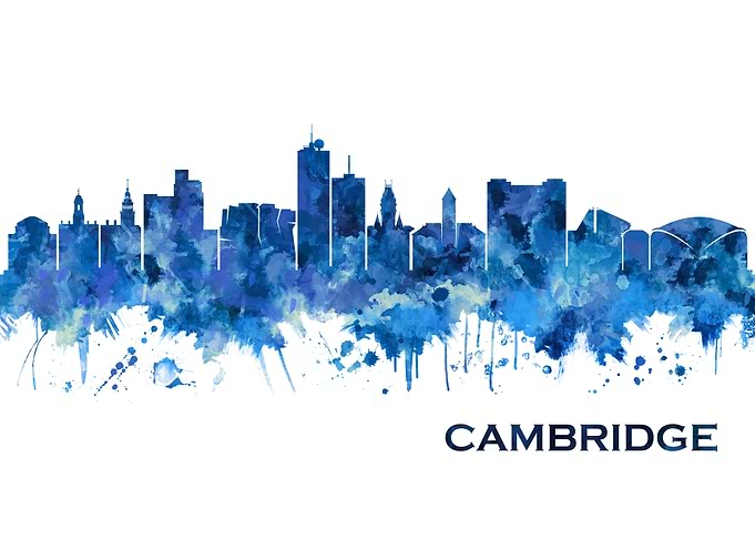 Cambridge USA Skyline Blue