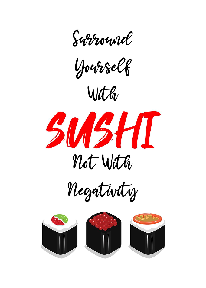 Sushi Wall Art Decor