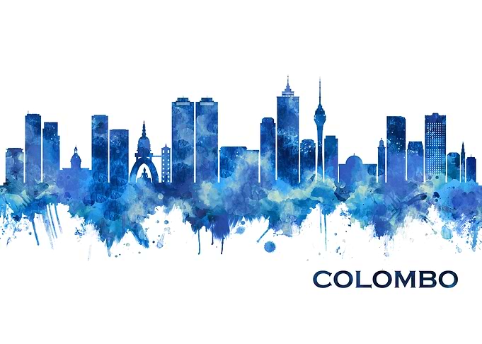 Colombo Sri Lanka Skyline