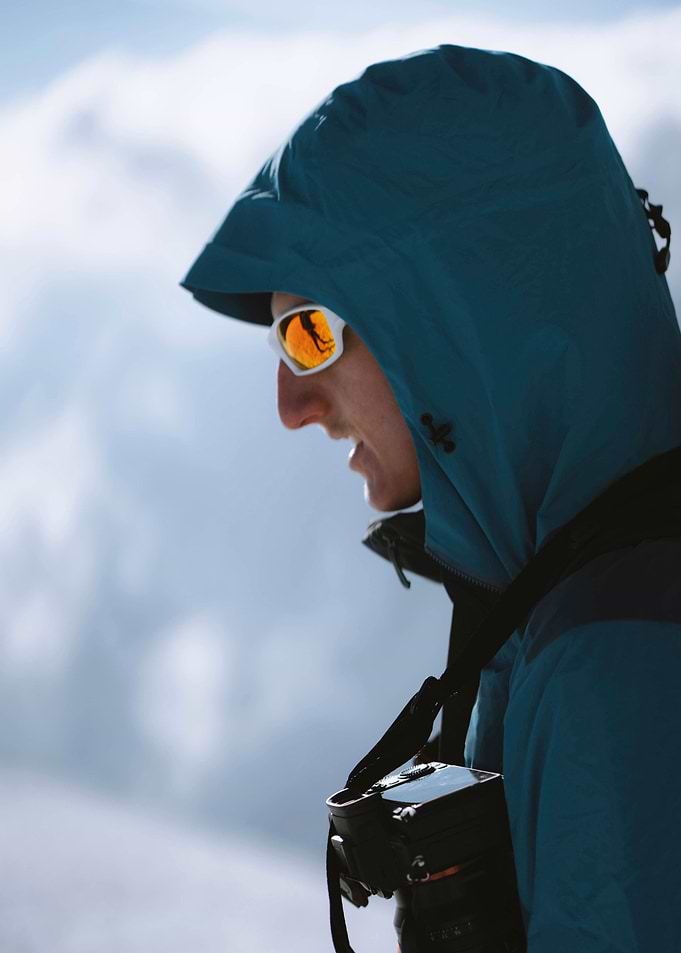 Skier in Gear