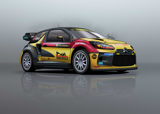 Citroen DS3 WRX Artwork