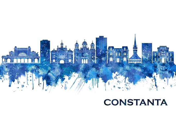 Constanta Romania Skyline